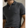 RLX Ralph Lauren Cotton Coolmax Sticked Golf Polo Shirt - Grey Combo