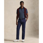 RLX Ralph Lauren Tryckt lättvikt Airflow Golf Polo Shirt - Raffinerat Navy Dice Game