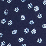 RLX Ralph Lauren Tryckt lättvikt Airflow Golf Polo Shirt - Raffinerat Navy Dice Game