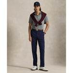 RLX Ralph Lauren skräddarsydd passform Lätt luftflödesgolfpolo -skjorta - Peak Grey