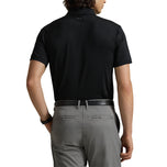 RLX Ralph Lauren skräddarsydd passform Lätt luftflödesgolfpolo -skjorta - Polo Black
