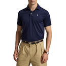 RLX Ralph Lauren Performance Stretch Mesh Golfpikétröja - Raffinerad marinblå