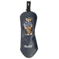 RLX Ralph Lauren Broderad Polo Bear Fairway Headcover - Raffinerad Marinblå