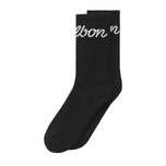 Malbon Bon Script 高尔夫袜 - 黑色