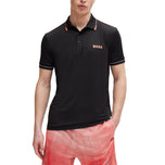 Boss Paul Pro Slim Fit Golf Shirt - Svart