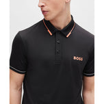 Boss Paul Pro Slim Fit Golf Shirt - Svart