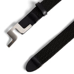 J.Lindeberg Berry Elastic Golf Belt - Black