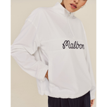 Malbon 女式 Crosscourt 高尔夫风衣 - 白色