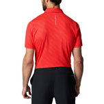 Castore Club Golf Ball Printed Polo高尔夫衬衫 - 罂粟红/白色