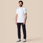 Castore Club Golf Ball Printed Polo高尔夫衬衫 - 白/午夜海军