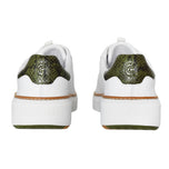 Cole Haan Women's GrandPrø Topspin Golf Shoes - White/Chive Snake Print