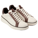 Cole Haan GrandPrø Topspin Waterproof Wide Golf Shoes - Ivory/Chestnut