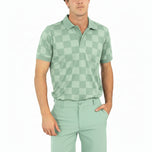 Cross Grip Golf Polo Shirt - Grön nyans