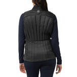 跨女子混合动力高尔夫背心 - 黑色