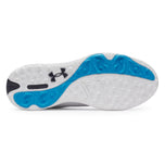 Under Armour Drive Fade 2 Spikeless Golf Shoes - White/Metallic Silver