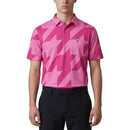 Eastside Golf Snap Placket Houndstooth pikétröja - Fuschia