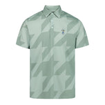Eastside Golf Snap Placket Houndstooth pikétröja - Sage