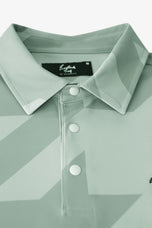 Eastside Golf Snap Placket Houndstooth pikétröja - Sage