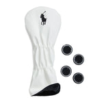 Rlx Ralph Lauren broderad fairway -head -omslag - vitt