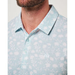 Travis Mathew fjädervikt Cove Golf pikétröja - Azzurro