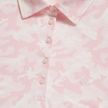 G/Fore Women's Camo Silkesly Tech Nylon ärmlös golfpolo - Cameo