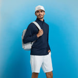 G/Fore Borsted Back Tech Golf Quarter Zip - Twilight