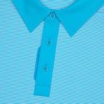 G/Fore Feeder Stripe Fine Tech Jersey Golf Polo Shirt - Venetian