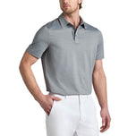 G/Fore Melange Ice Nylon Golf Polo Shirt - Kolmelange