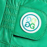 G/前签名右高尔夫手套 - 三叶草