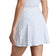 G/Fore Women's Aye Poppy Silky Tech Nylon A -Line Golf Skort - Snow