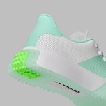 G/Fore Women's G.112穿孔皮革Kiltie高尔夫球鞋 - 雪/薄荷