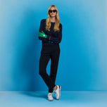 G/Fore Women's Happy G's Merino Wool Golf tröja - Twilight