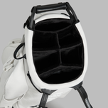 G/Fore Embossed Skull & Tees Daytona Stand Golf Bag - Snow