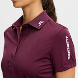 J.Lindeberg Women's Tour Tech Golf Polo Shirt - Winetasting