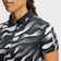 J.Lindeberg 女式 Tour Tech 印花高尔夫 Polo 衫 - Bunker Fade Black Moonbeam