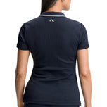 J.Lindeberg 女式 Darcy 高尔夫 Polo 衫 - JL 海军蓝