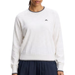 J.Lindeberg Women's Clarissa Windbreaker Golf Sweater - White