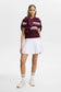 J.Lindeberg Women's Athena Knitted Golf Polo Shirt - Winetasting