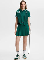 J.Lindeberg Women's Harlow Golf Skirt - Forest Biome