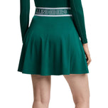 J.Lindeberg Women's Aella Flared Golf Skirt - Forest Biome