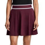 J.Lindeberg Women's Aella Flared Golf Skirt - Winetasting