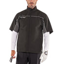 Galvin Green Air Waterproof Short Sleeve Golf Jacket - Svart/smidd järn