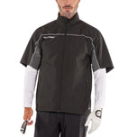 Galvin Green Air Waterproof Short Sleeve Golf Jacket - Svart/smidd järn