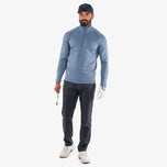 Galvin Green Drake Insulating 1/4 Zip Mid-Layer - Moonlight Blue
