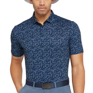 Galvin Green Marlo Breathable Golf Polo Shirt - Moonlight Blue/Navy