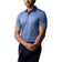 Glenmuir Gullane Performance Polo Golf Shirt - Light Grey/ Navy