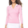 Golftini Golftröja med V-ringad stretch för kvinnor - Rose Pink