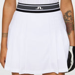 J.Lindeberg妇女Harlow高尔夫球裙 - 白色