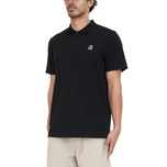 Huffer Tech Classic Golf Polo Shirt - Svart