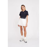 Huffer Women's Birdie Pleated Golf Skort - Chalk/Navy